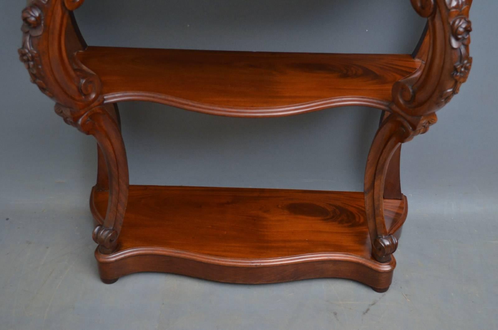 Victorian Period Mahogany Console Table 4