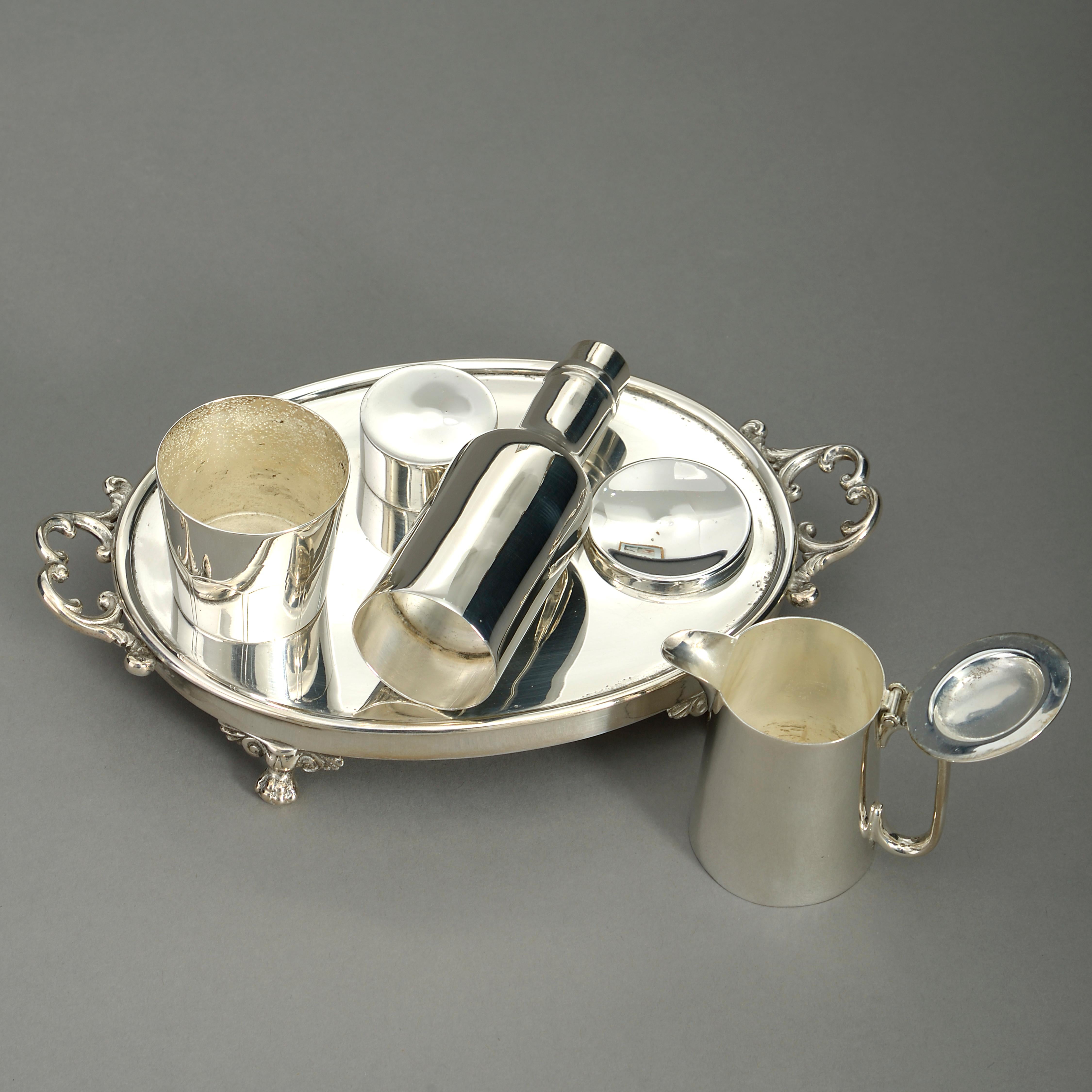 Vittoriano Set di condimenti placcati in argento Mappin Brothers di epoca vittoriana in vendita