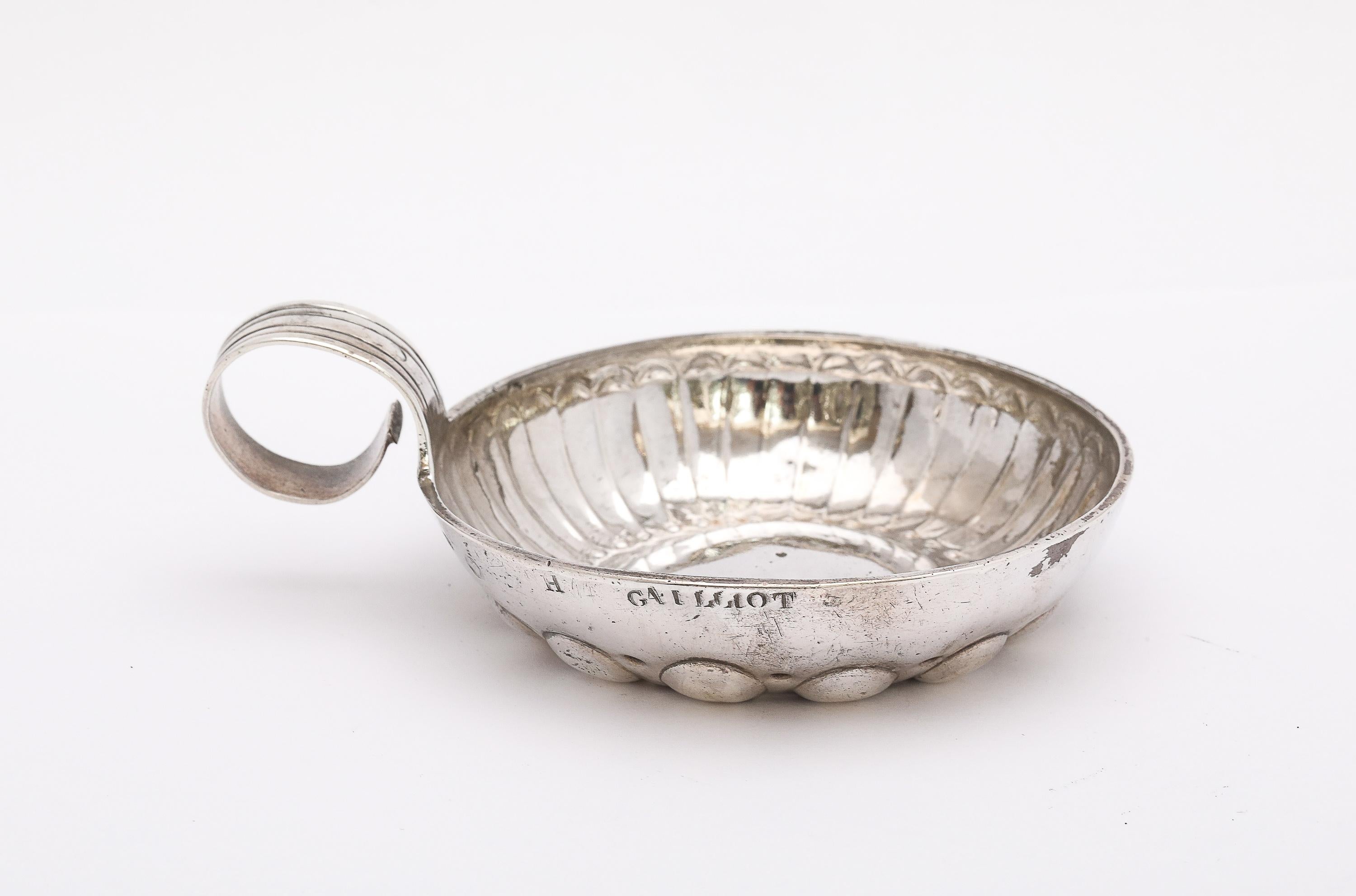 Victorian Period Sterling Silver French Wine Taster 2