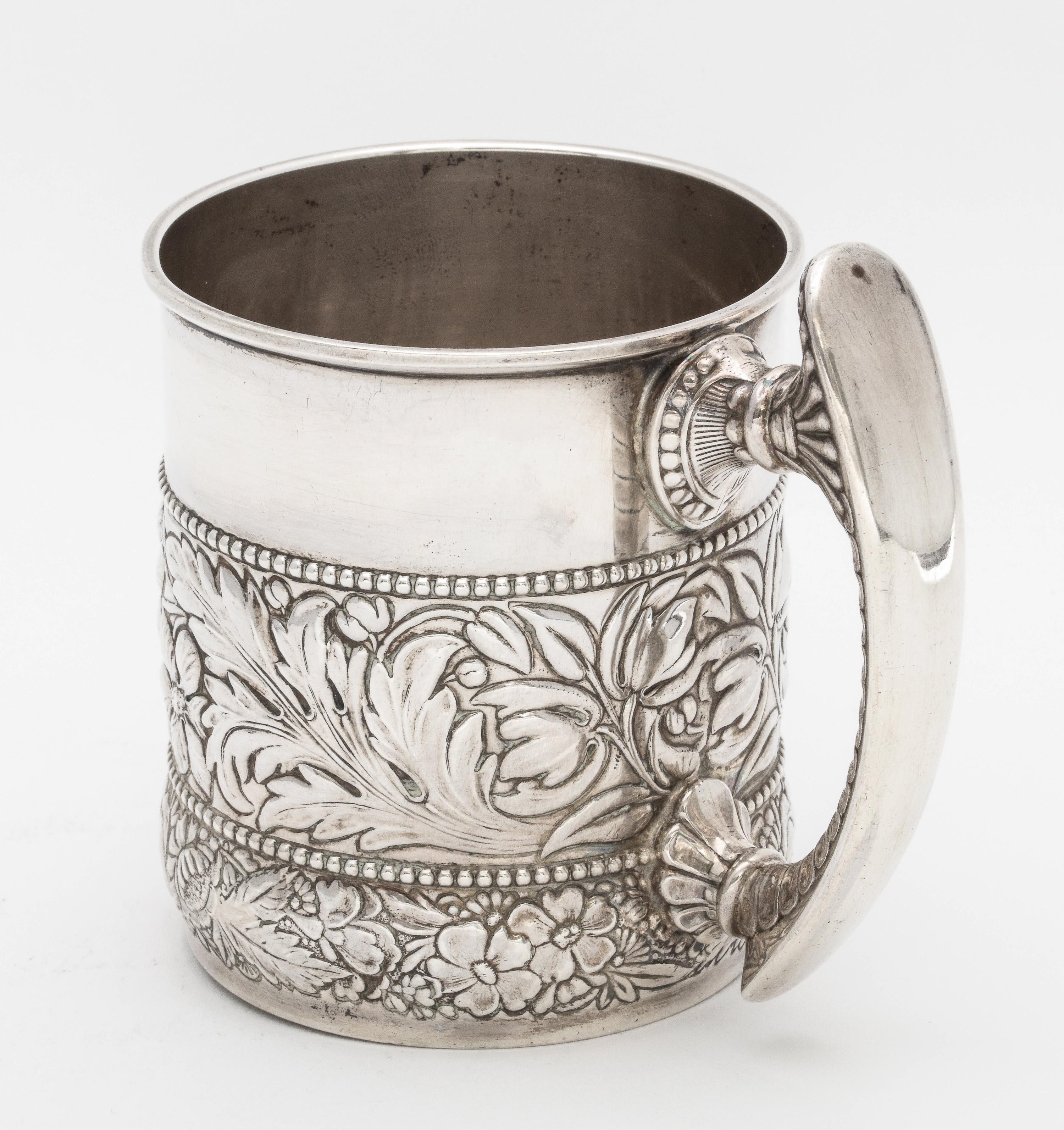 Late 19th Century Victorian Period Sterling Silver Mug/Cup by Gorham