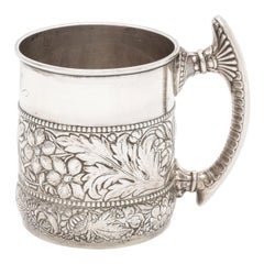 Tasse en argent sterling d'époque victorienne par Gorham