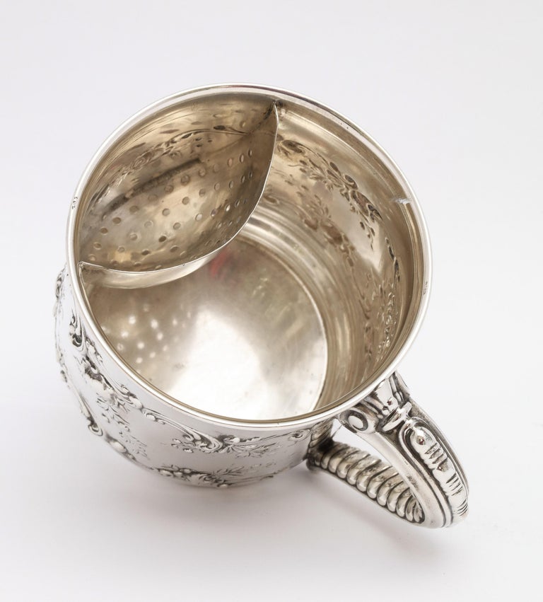 Victorian Period, Sterling Silver Mustache Cup by Gorham For Sale 9