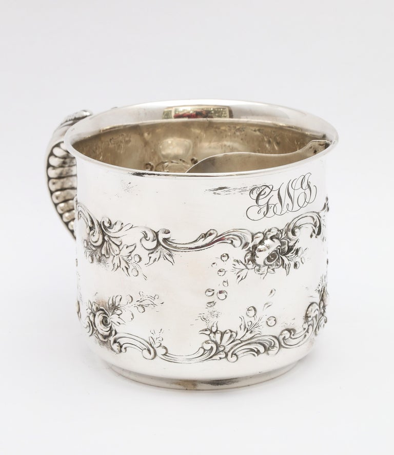 Victorian Period, Sterling Silver Mustache Cup by Gorham For Sale 2