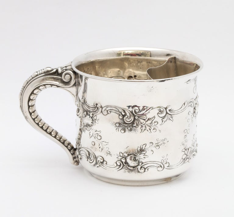 Victorian Period, Sterling Silver Mustache Cup by Gorham For Sale 3
