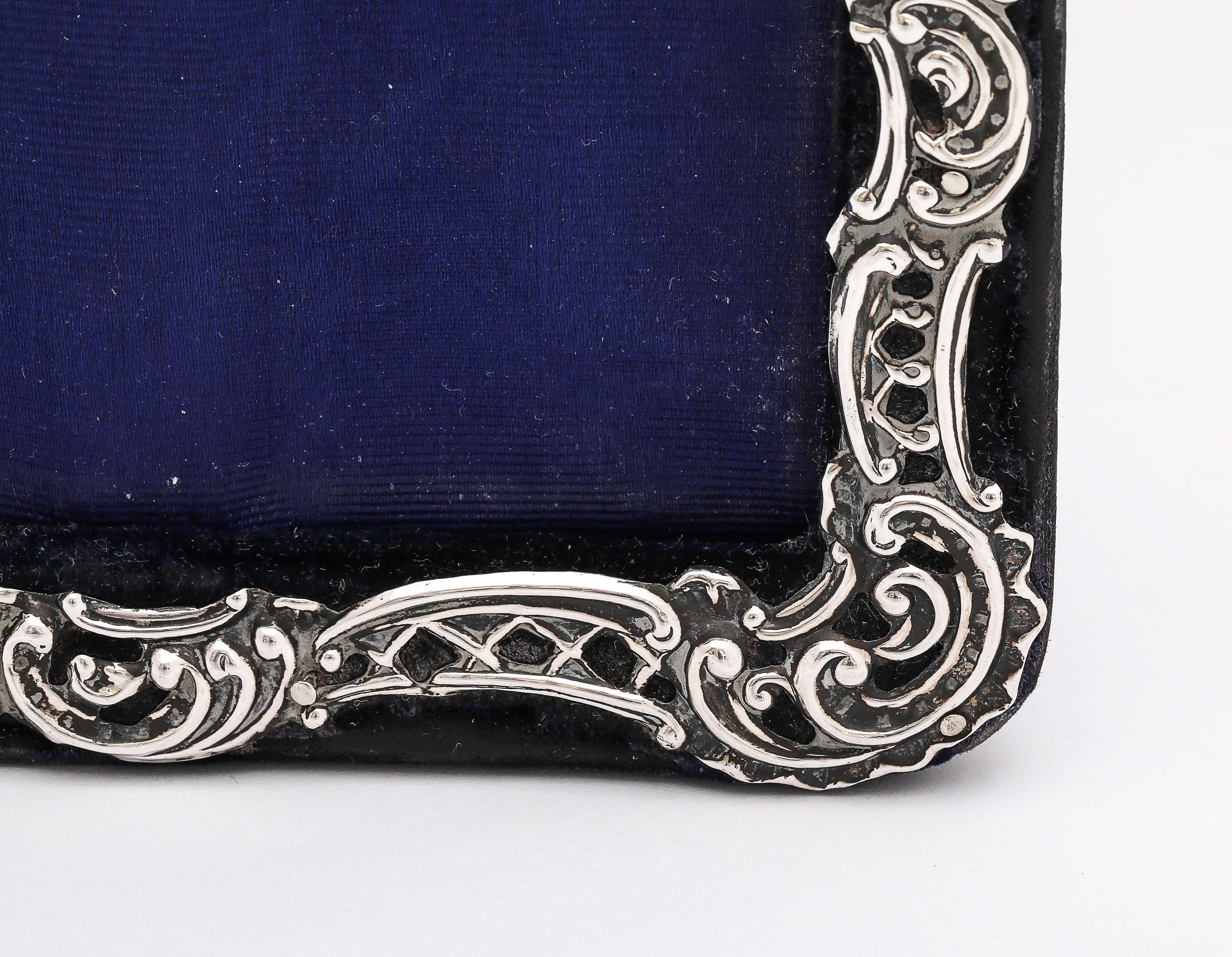 Viktorianische Periode Sterling Silber Bilderrahmen im Angebot 5