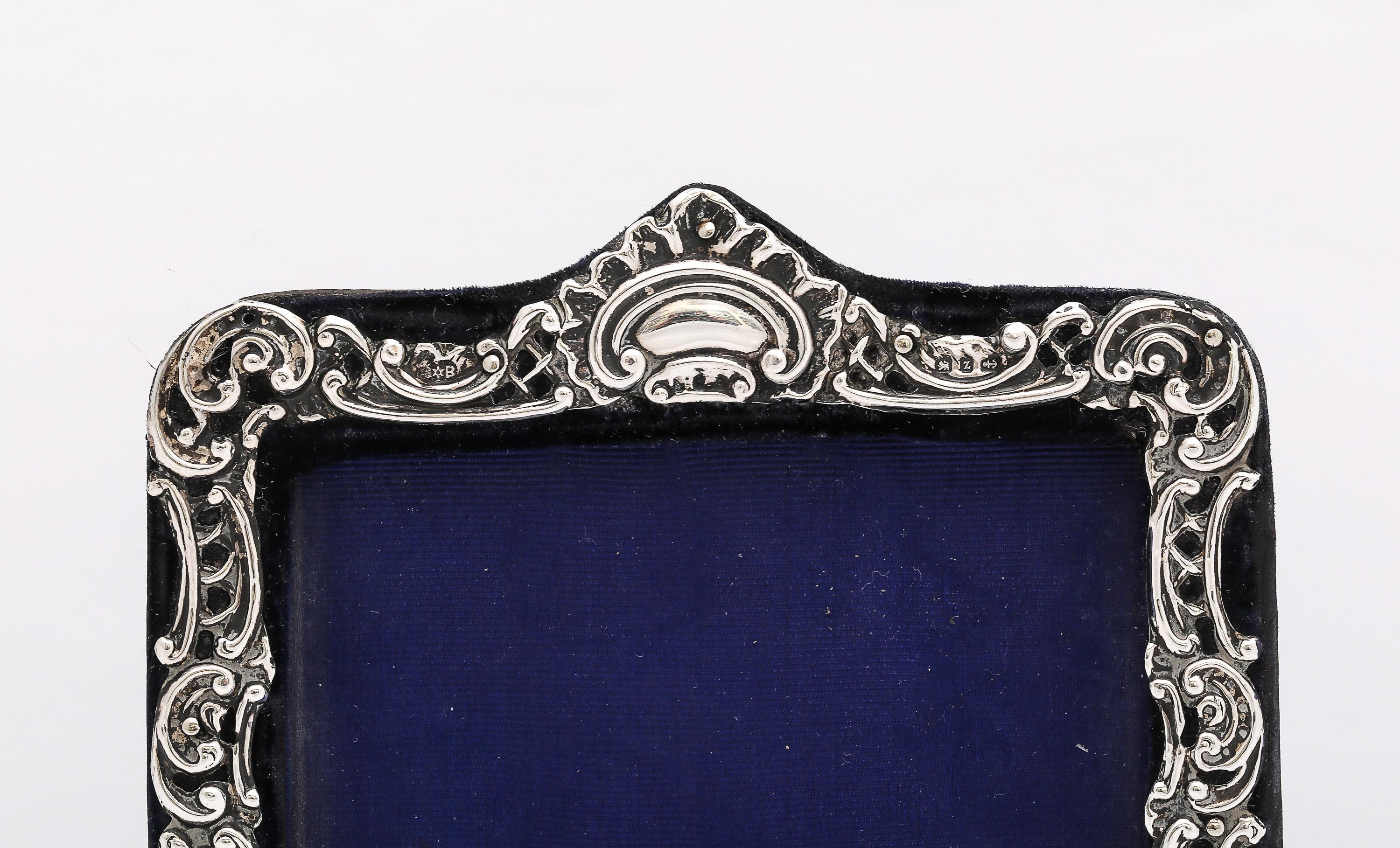 Viktorianische Periode Sterling Silber Bilderrahmen (Sterlingsilber) im Angebot