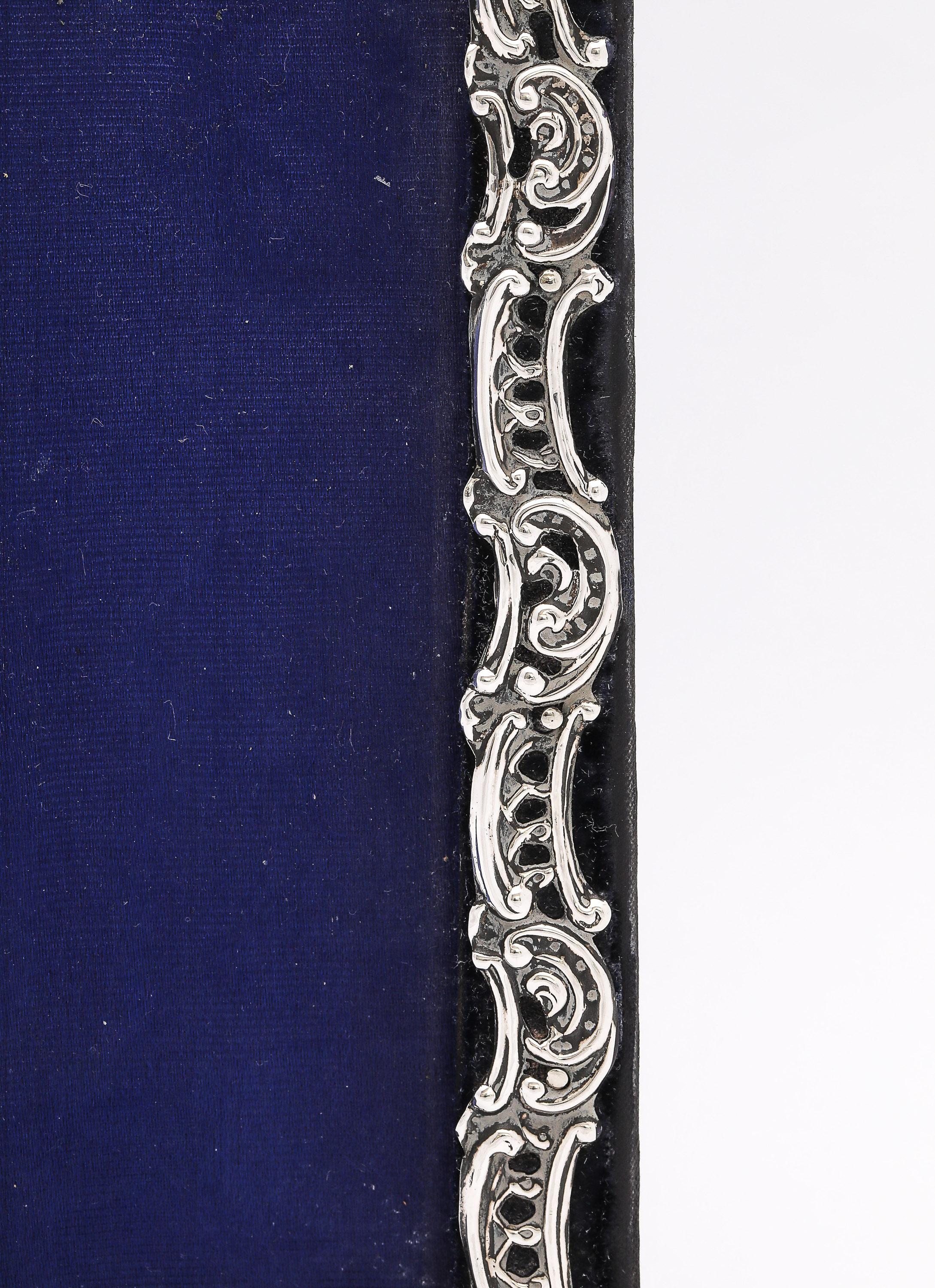 Viktorianische Periode Sterling Silber Bilderrahmen im Angebot 2