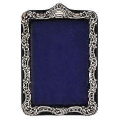 Antique Victorian Period Sterling Silver Picture Frame