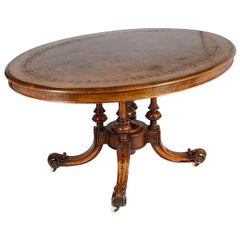 Victorian period Walnut Loo table, circa 1880