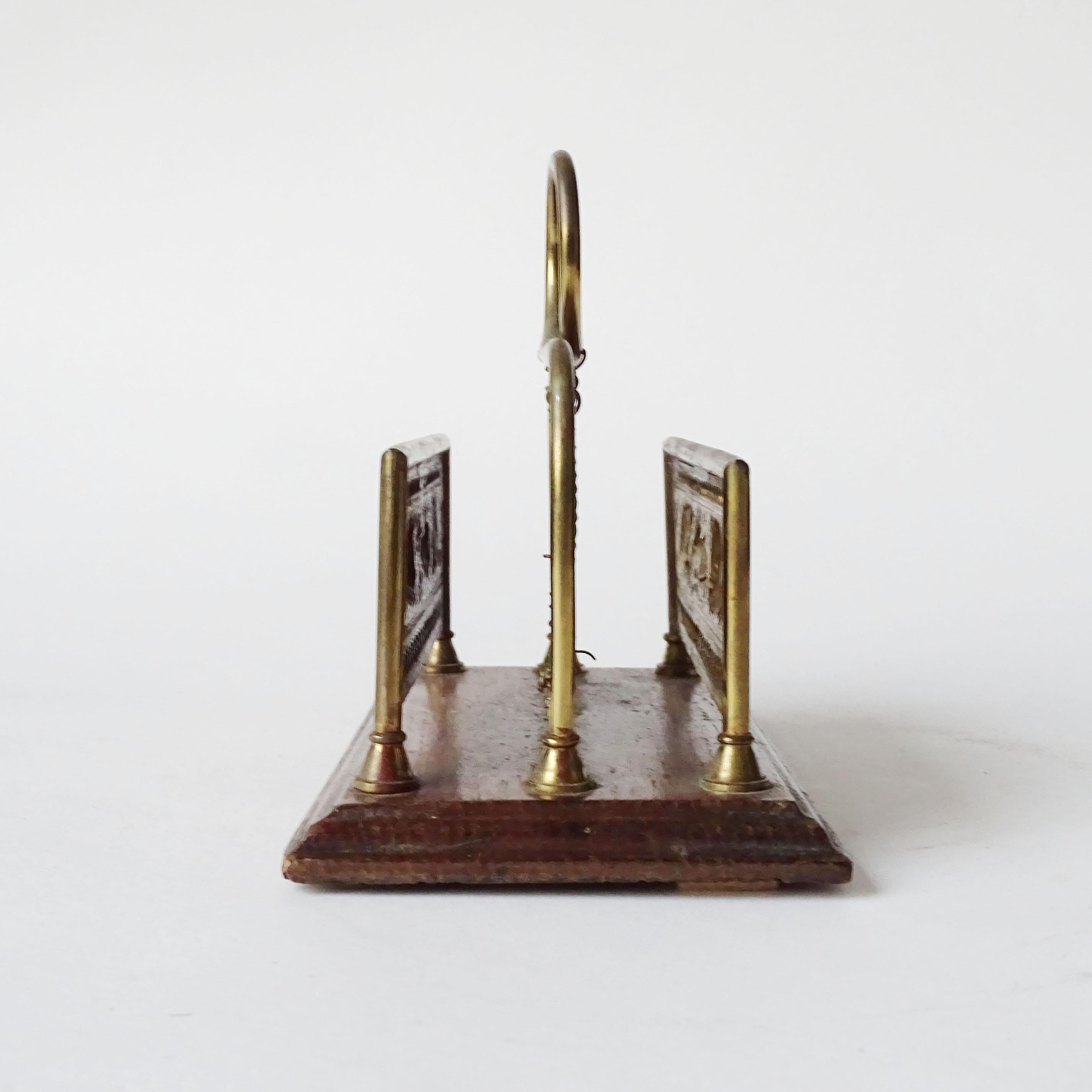 Aesthetic Movement Victorian Period William Tonks and Sons Sea Monsters Brass Desk Letter Holder