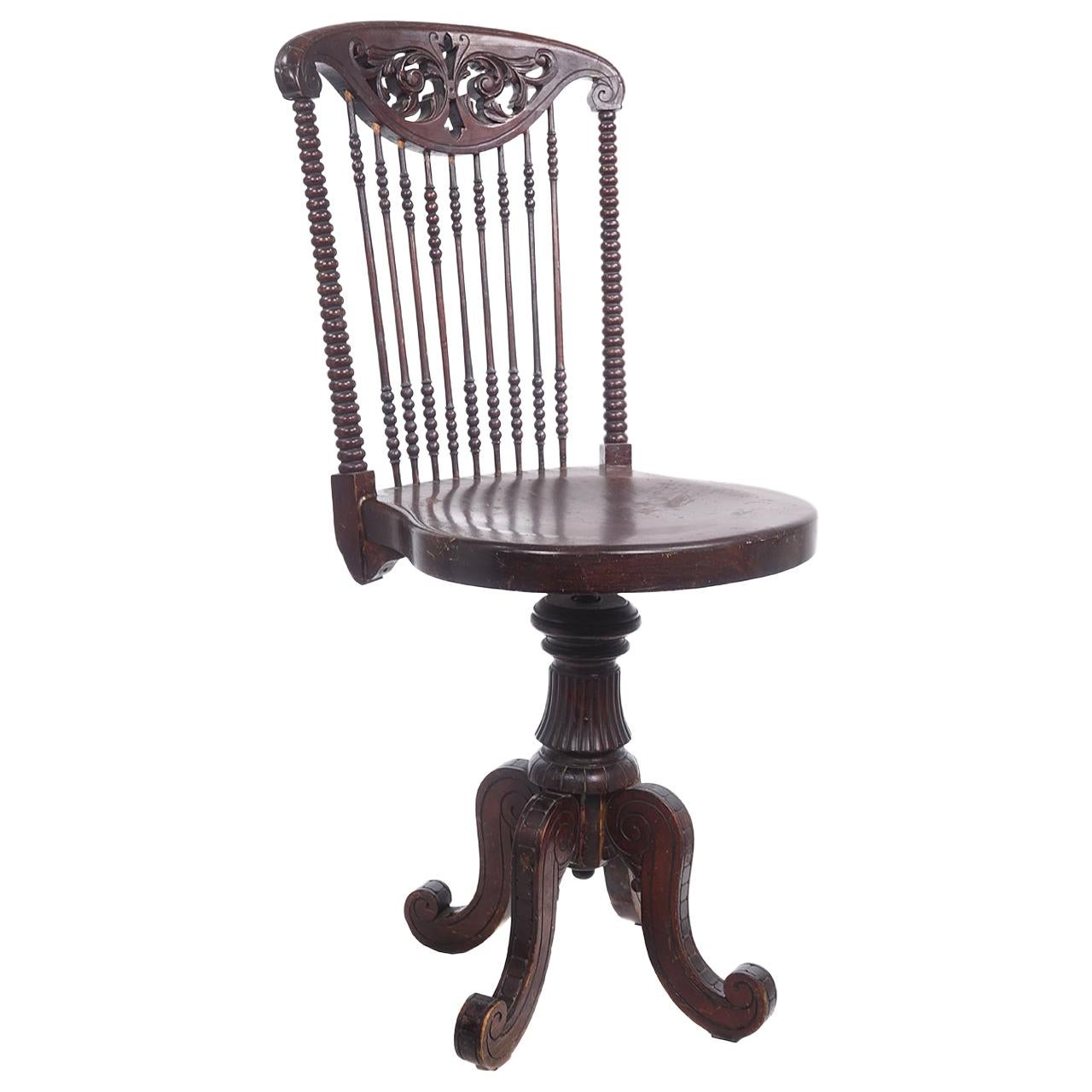 Victorian Piano or Desk Chair