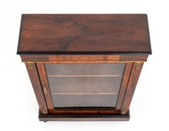 Victorian Pier Cabinet Antique Display Case 1860