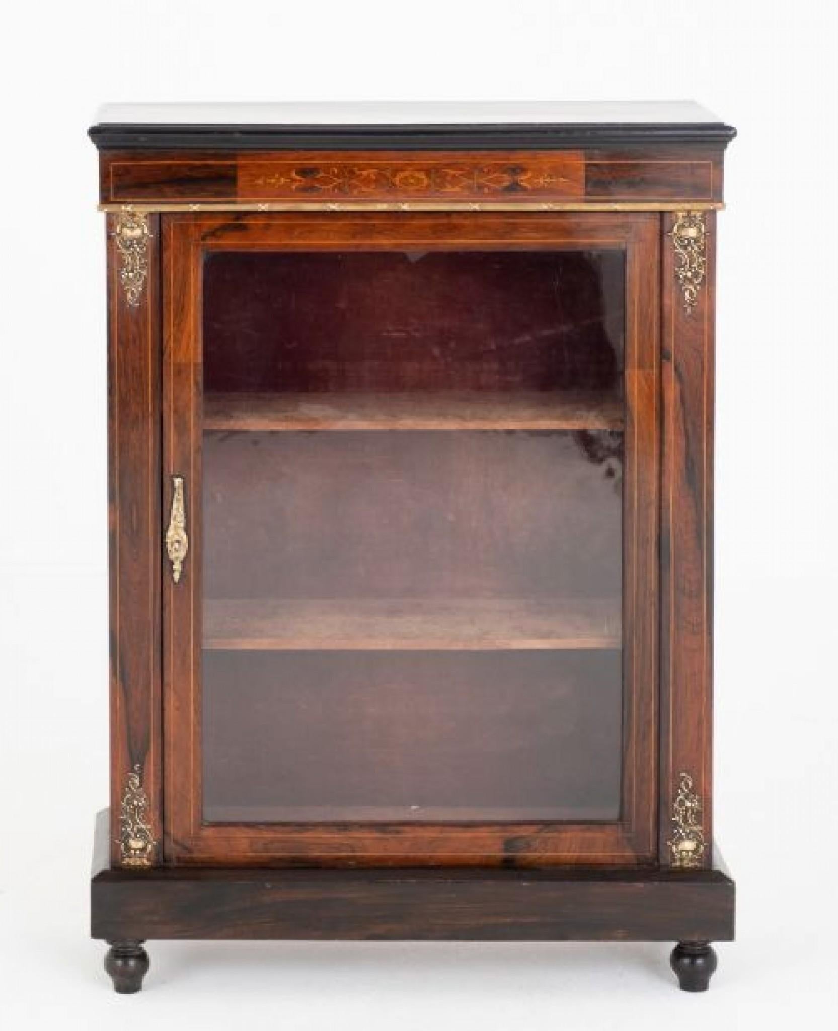 Vitrina Victoriana Pier Cabinet Antique 1860 en Bueno estado para la venta en Potters Bar, GB