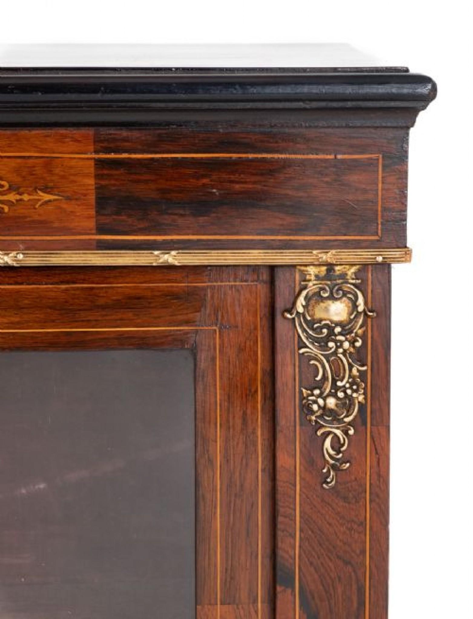 Vitrina Victoriana Pier Cabinet Antique 1860 en venta 1
