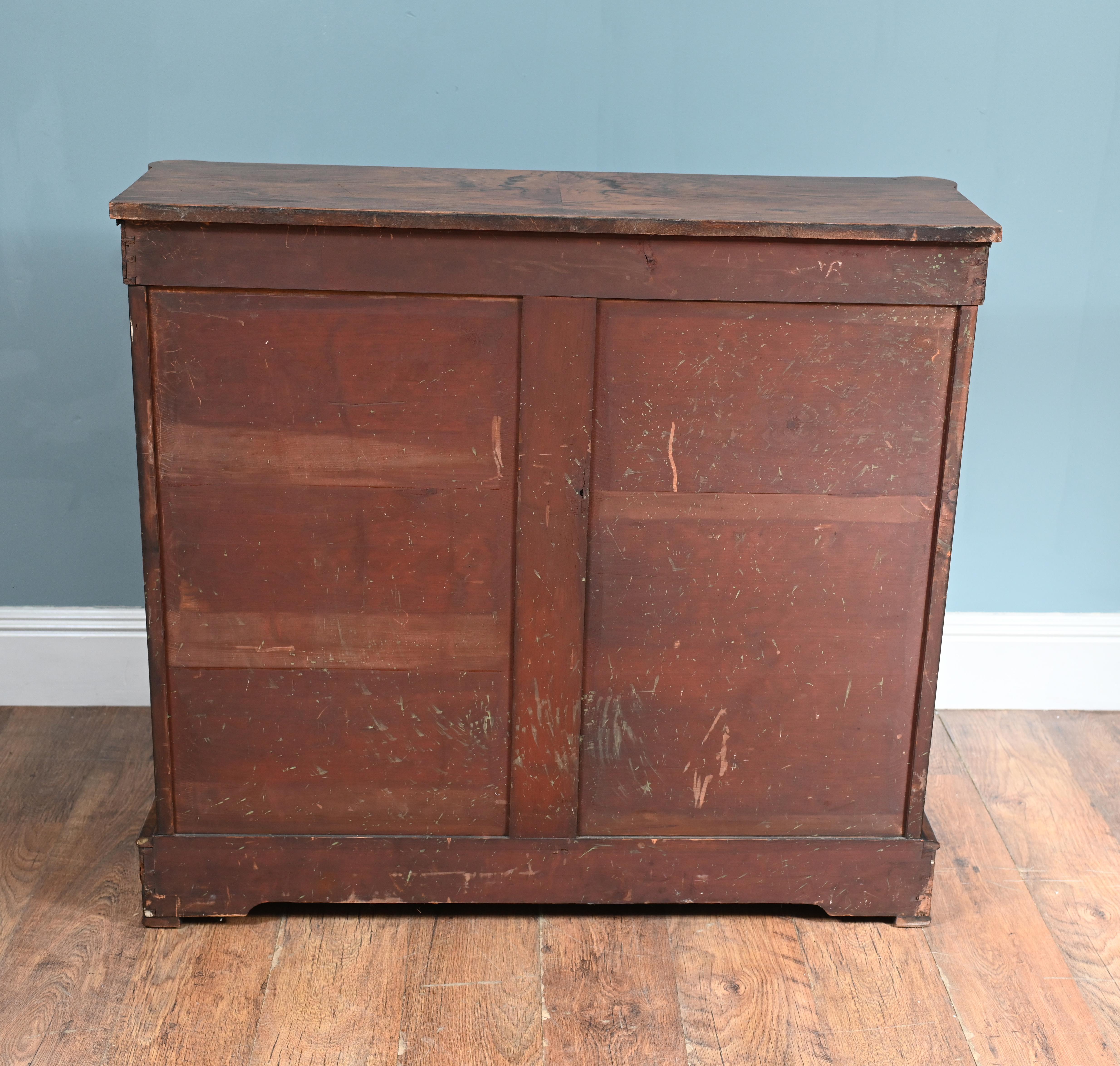 Vitrine Victorienne Pier Cabinet Noyer 1880 en vente 4