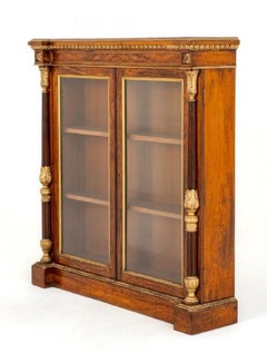 Victorian Pier Cabinet Olive Wood 1850