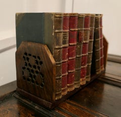 Victorian Pierced Folding Extending Bookend Slide