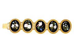 Victorian Pietra Dura Bracelet Set