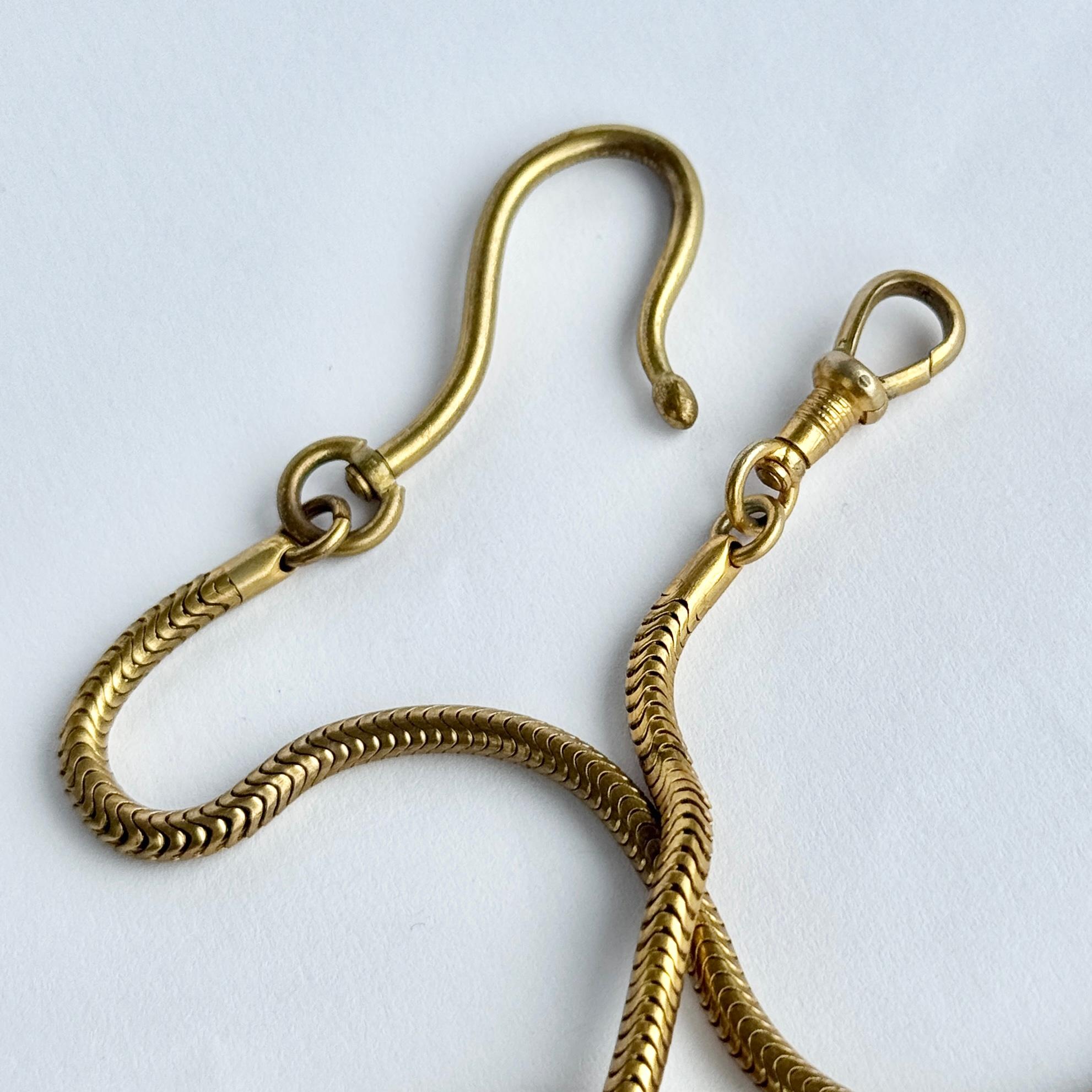 Collar Victoriano de Cadena de Serpiente Longuard en Bueno estado para la venta en Chipping Campden, GB