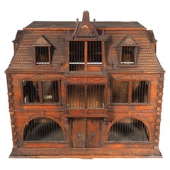 Victorian Pine Birdcage