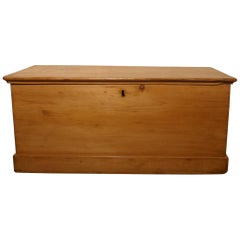 Victorian Pine Blanket Box