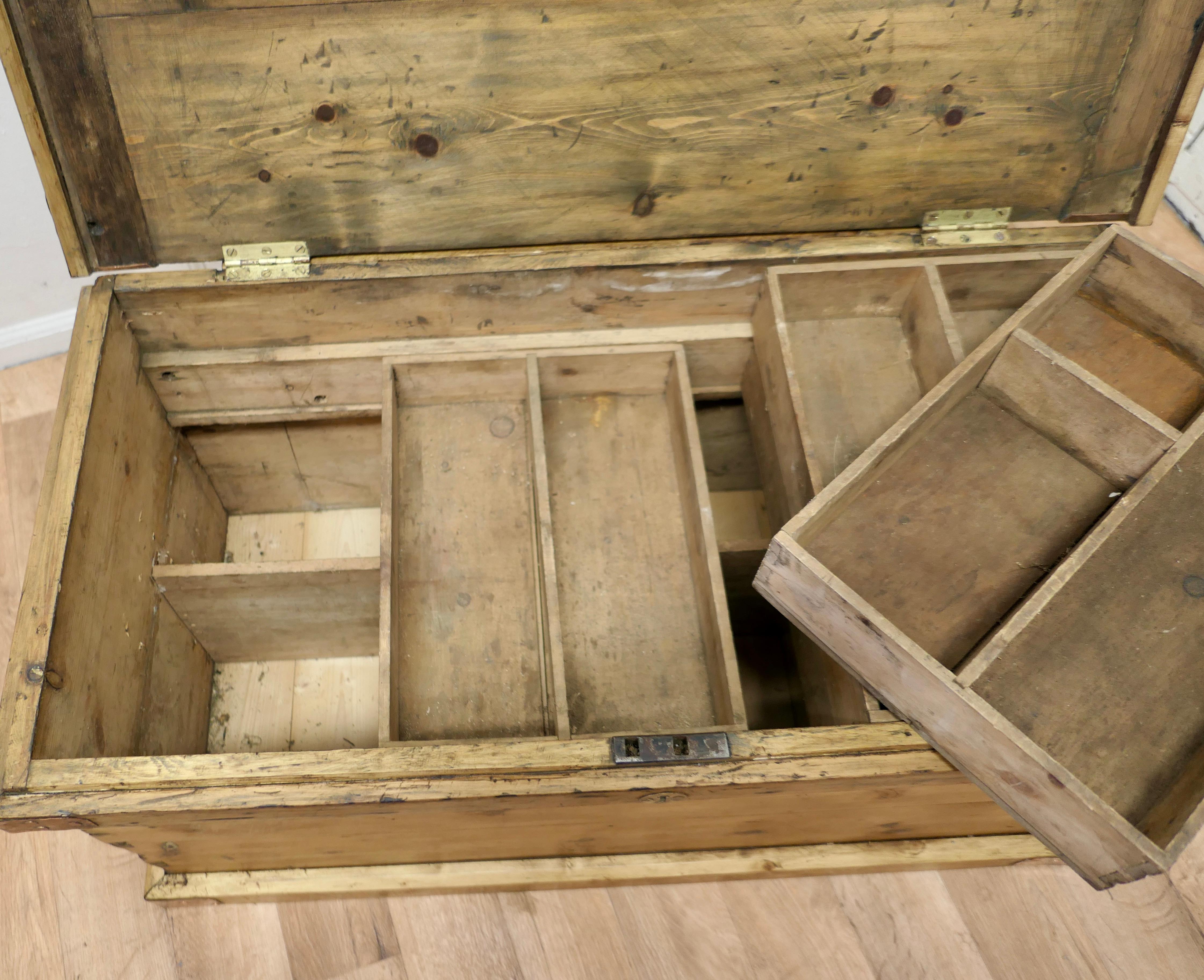 Victorian Pine Carpenters Box  5