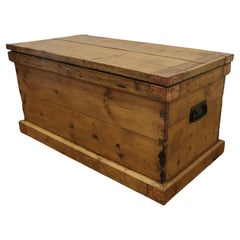 Antique Victorian Pine Carpenters Box 