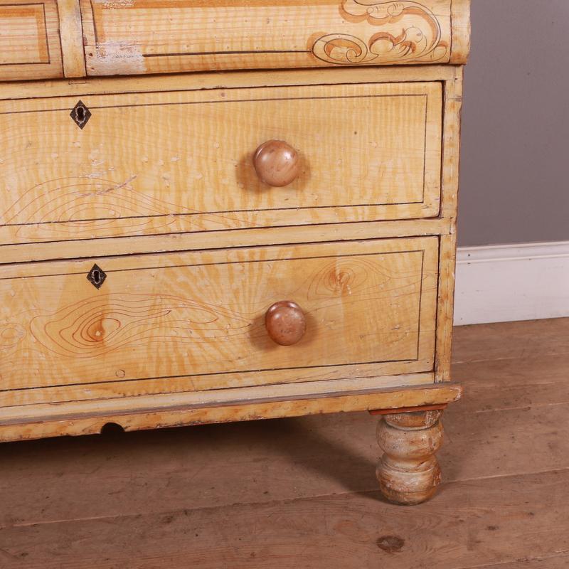 Victorian Pine Chest of Drawers 1