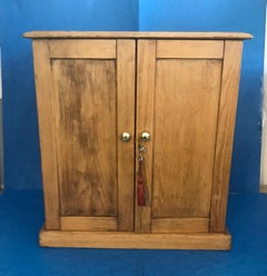 Victorian Pine Collectors Cabinet Dating Back to circa 1880