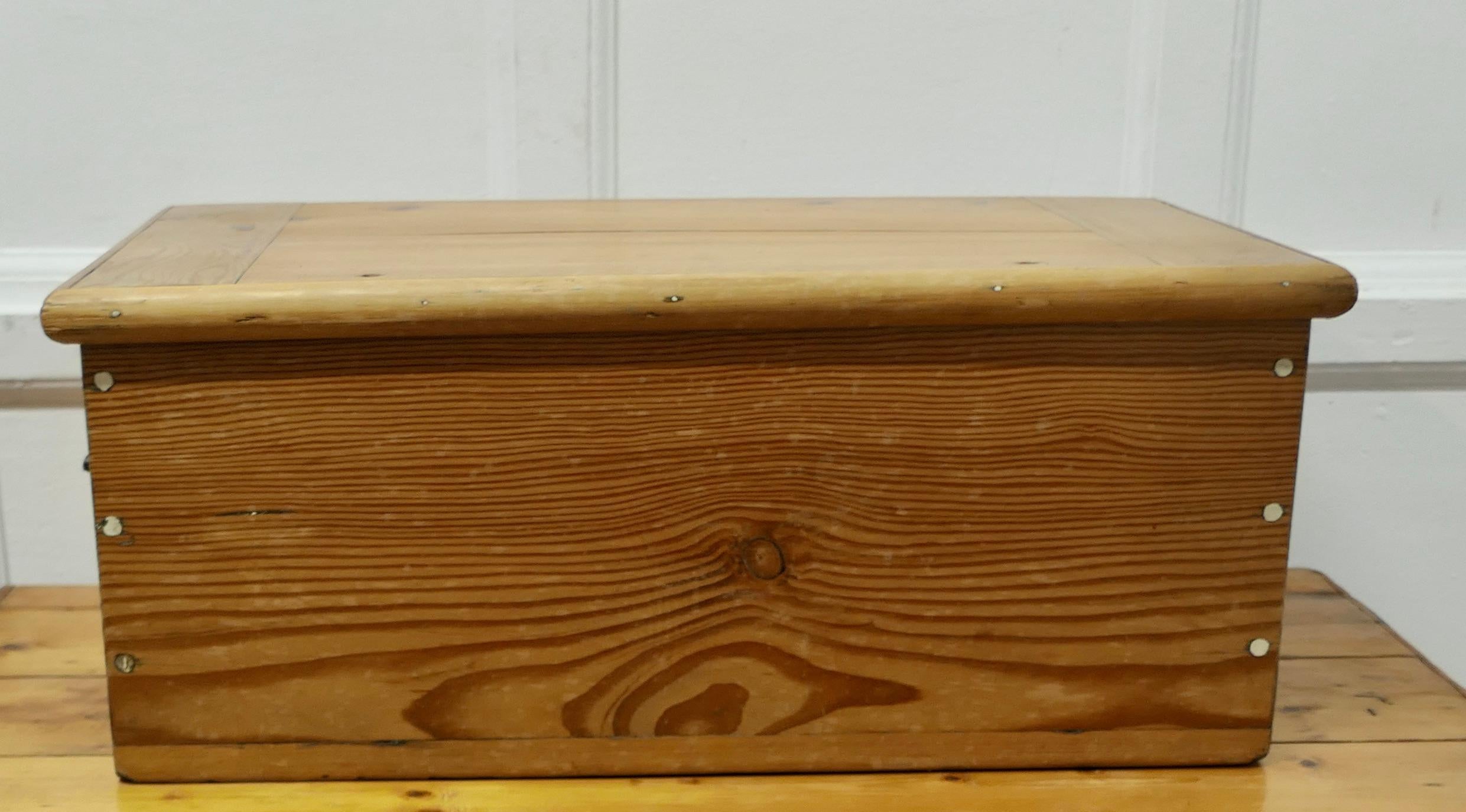 Victorian Pine Craft Box 

This is a heavy quality pine box inside there is a removable tray which is divided the storage of small items
This is a very sturdy well made box with ample storage for craft items it has a Rustic look and it is in good