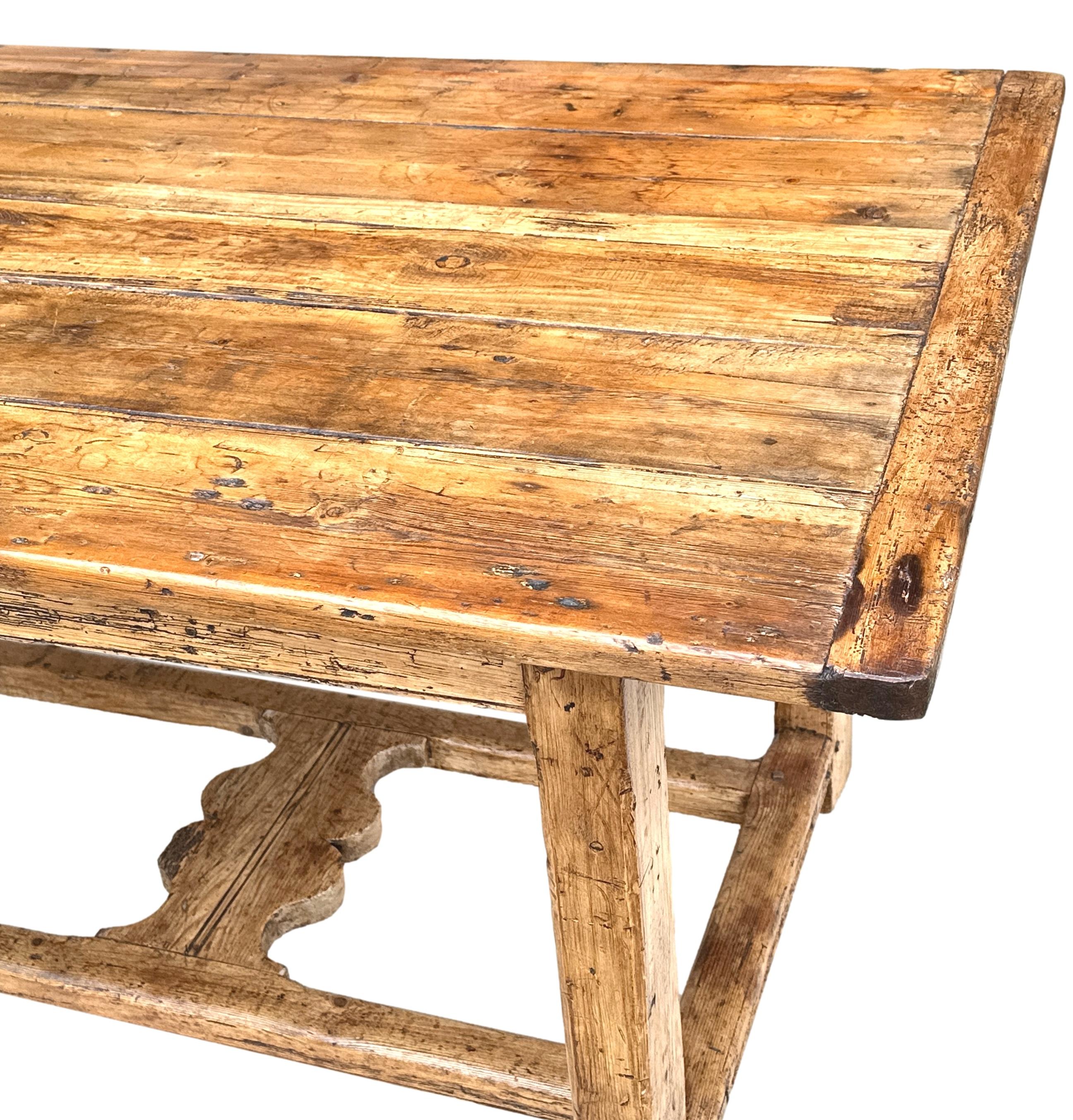 Anglais Table à manger de ferme ou de cuisine victorienne en pin en vente