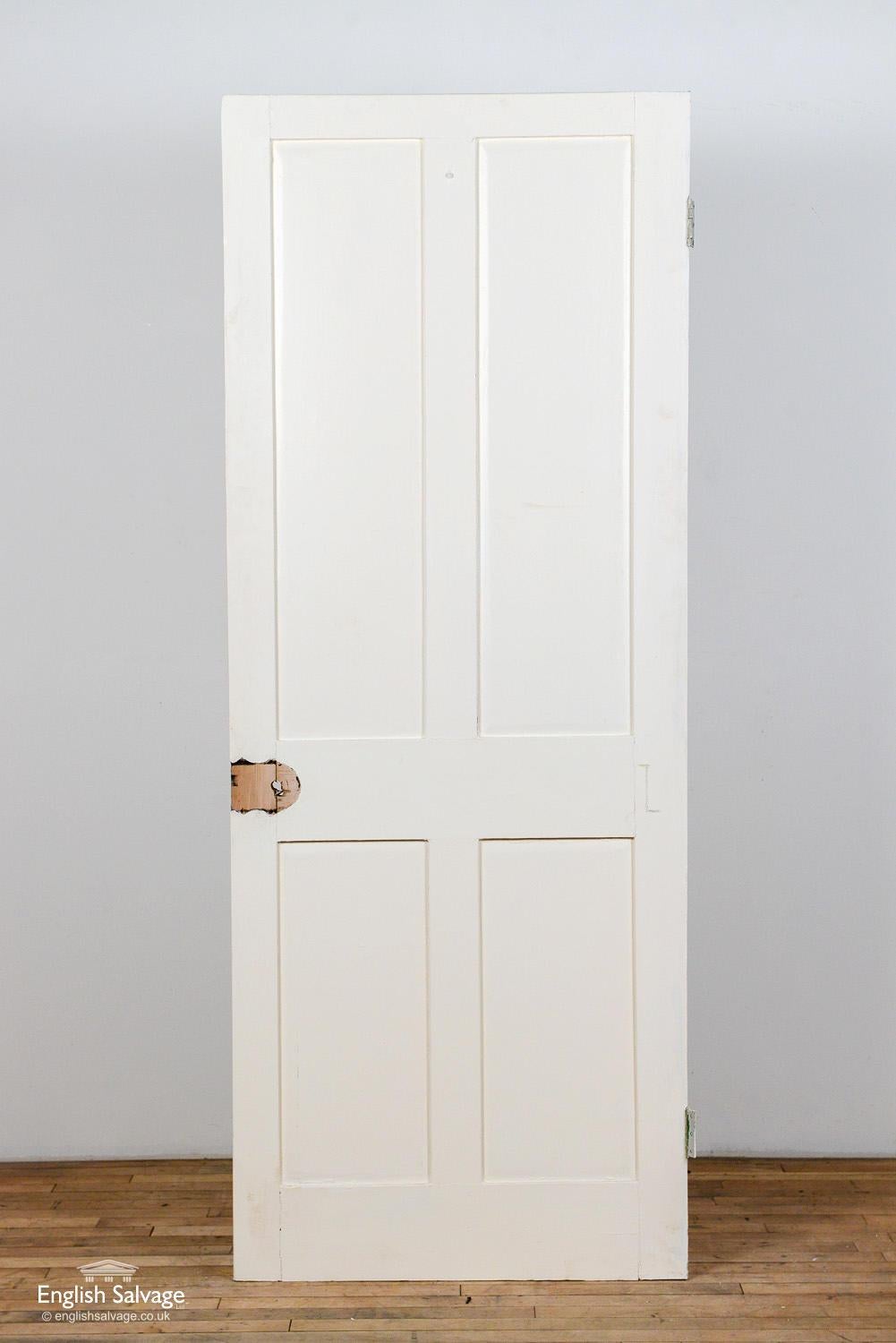 European Victorian Pitch Pine Interior Door, 20th Century For Sale