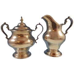 Victorian Plain by Gorham Sterling Silver Sugar and Creamer Set 2-Piece #1284