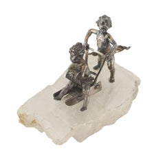 Victorian Plated Cupids Figure