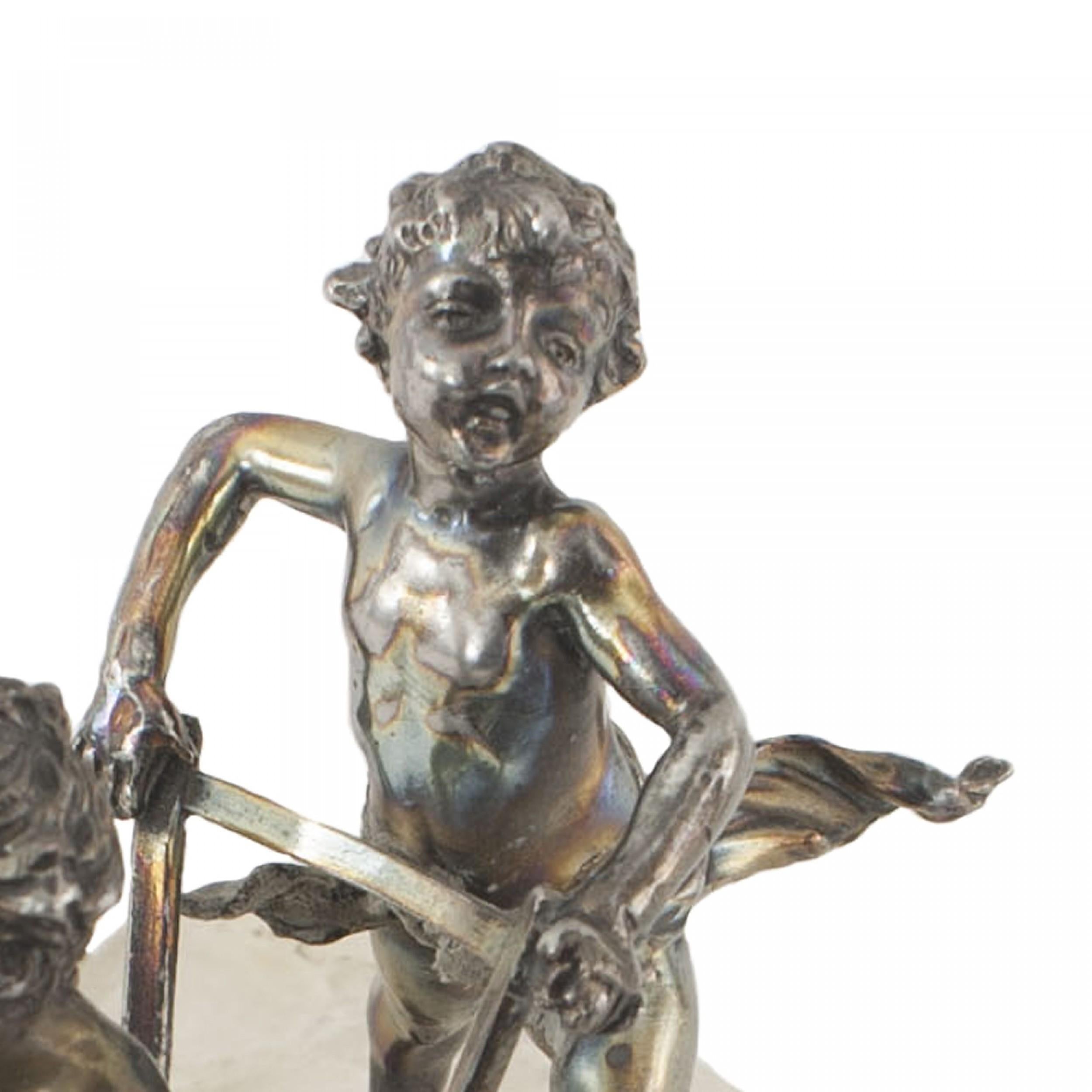 Figura de Cupido chapada victoriana Chapado en venta