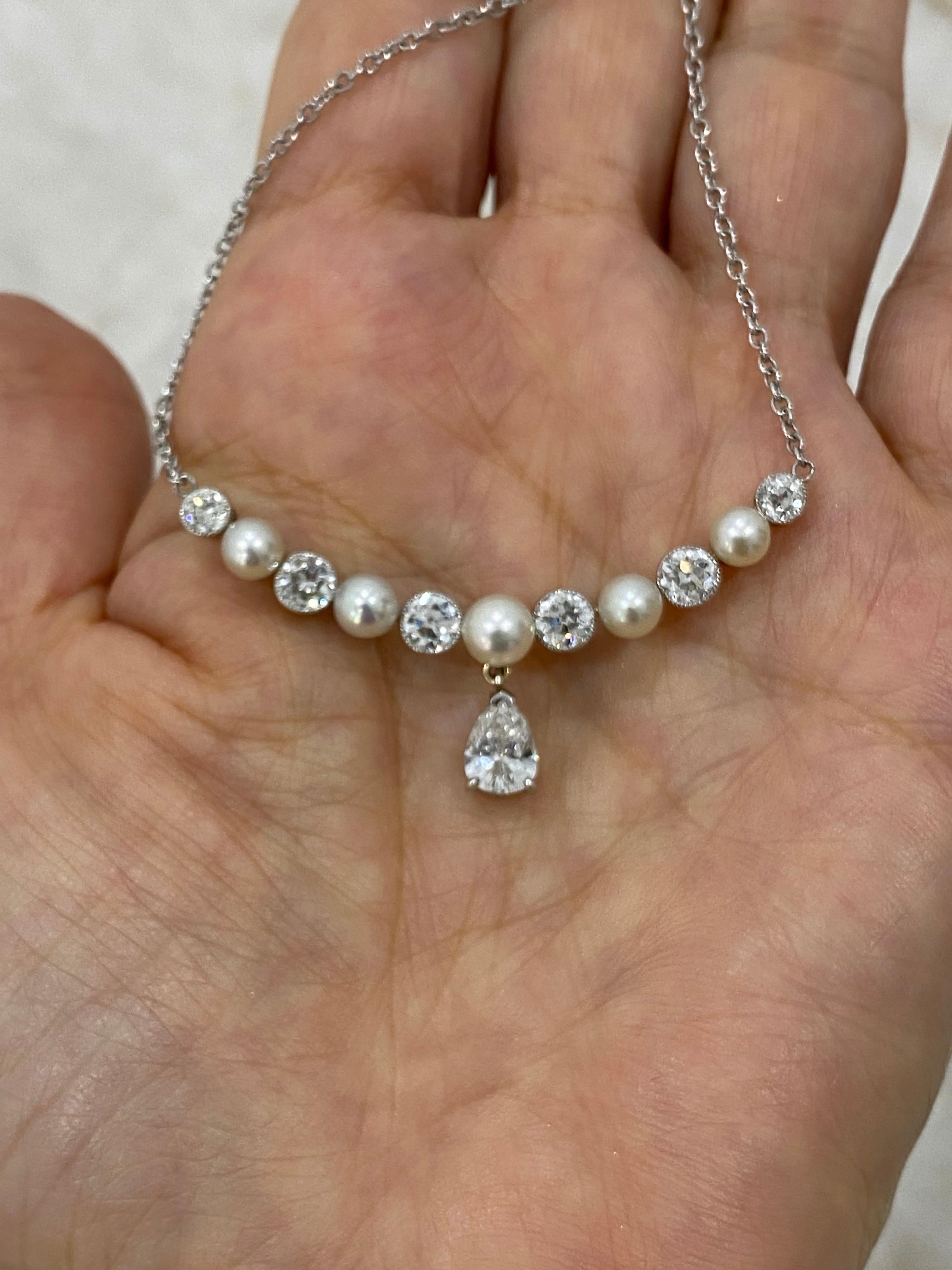 loose diamond necklace