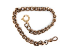 Victorian Pocket Watch Chain Gold Fill AFS Co. Antique Original 1890's-1900's