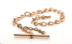 Victorian Pocket Watch Chain Gold Fill W & S Blackinton Co. Antique 1900's