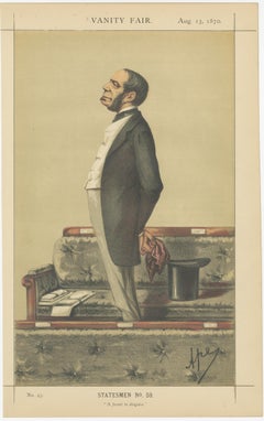 Victorian Political Satire – Vanity Fair Statesmen, Jesuit Theme, 1870