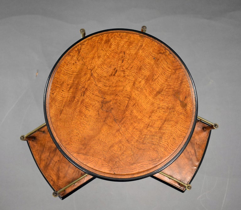 Victorian Pollard Oak Revolving Bookstand For Sale at 1stDibs