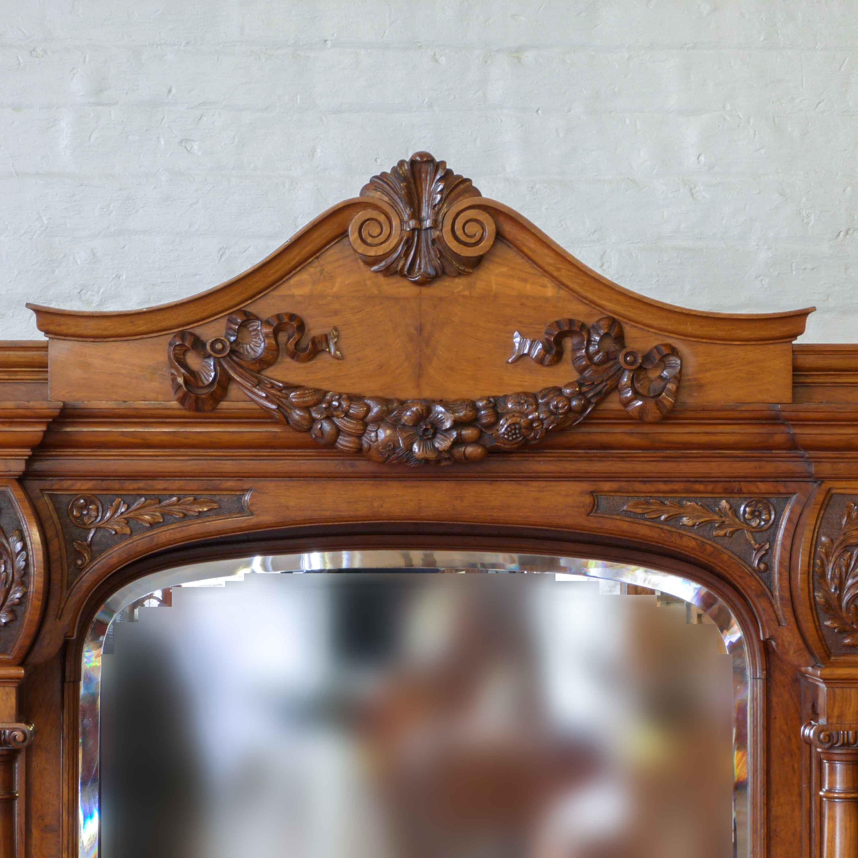 Victorian Pollard Oak Sideboard For Sale 4