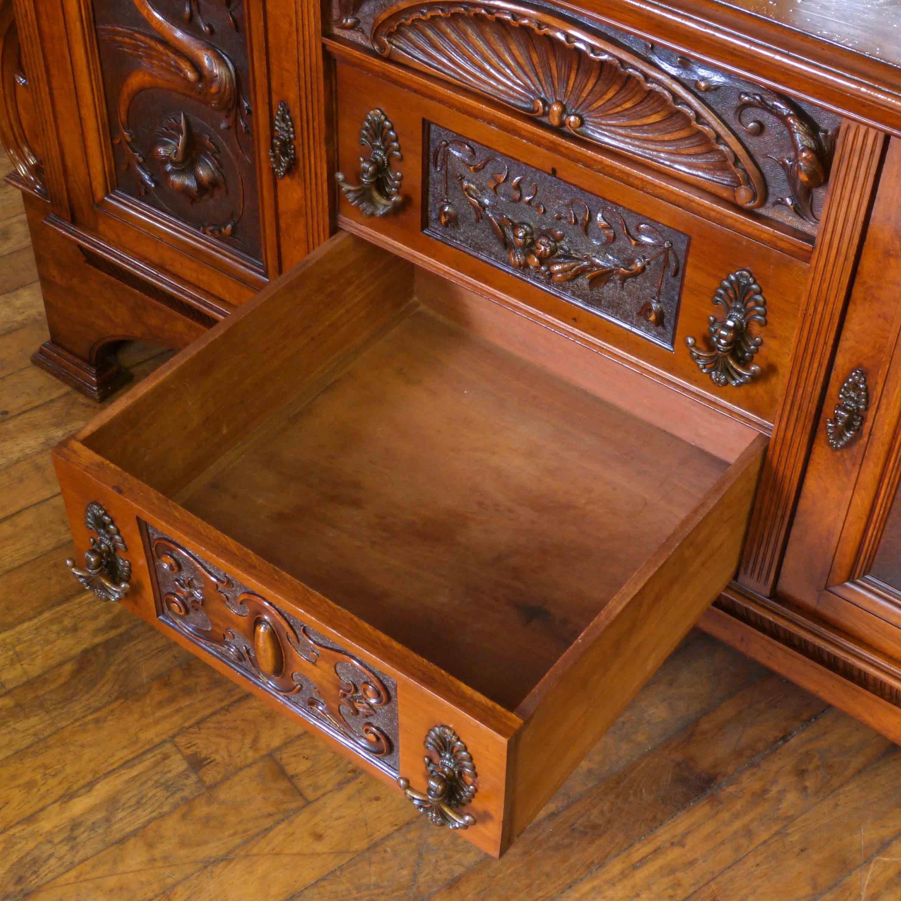 Victorian Pollard Oak Sideboard 7