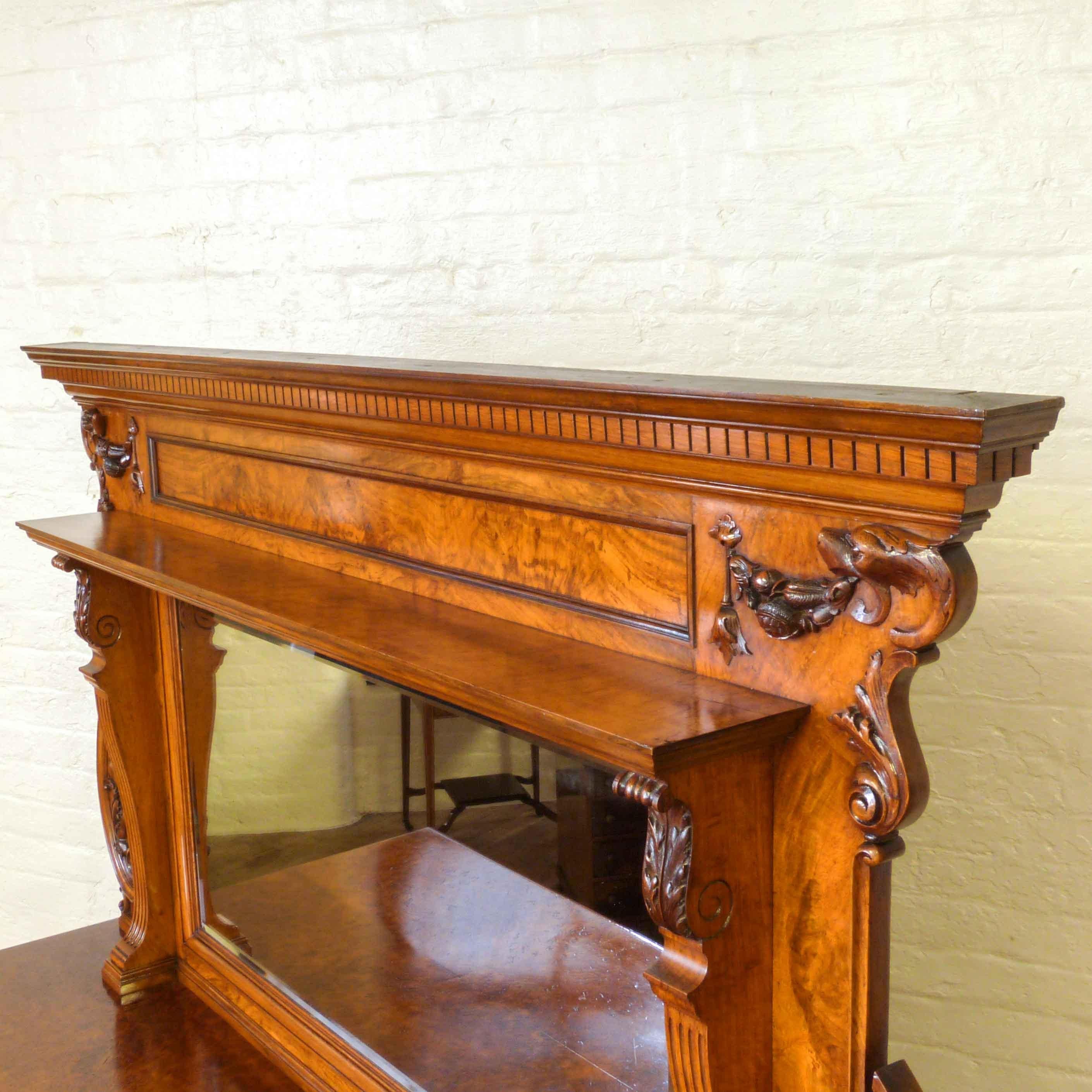 Victorian Pollard Oak Sideboard 11