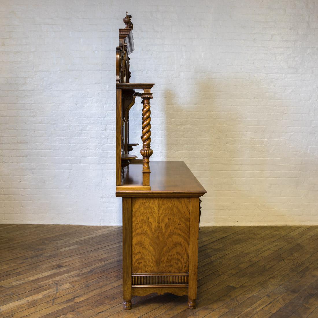 Victorian Pollard Oak Sideboard For Sale 11