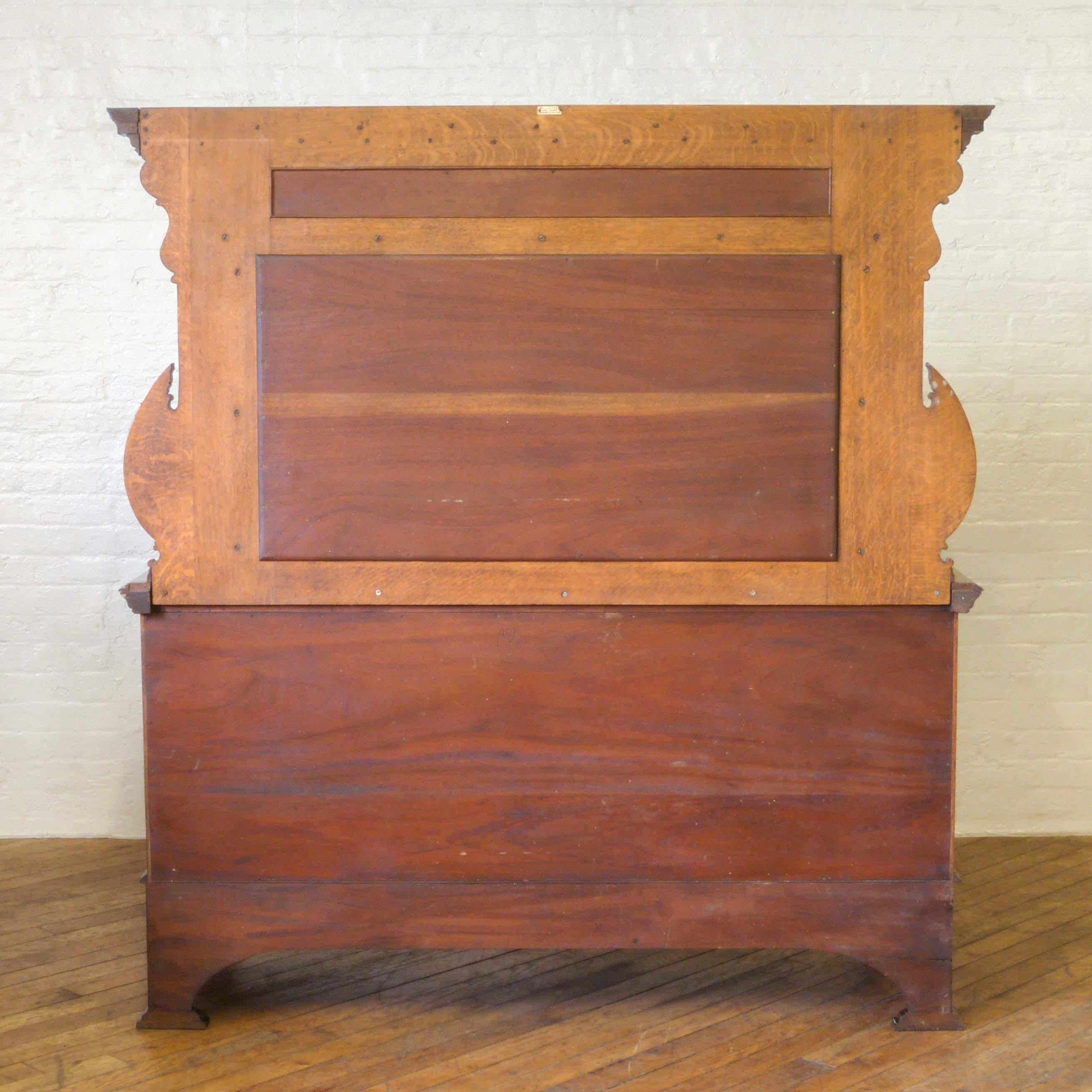 Victorian Pollard Oak Sideboard 13