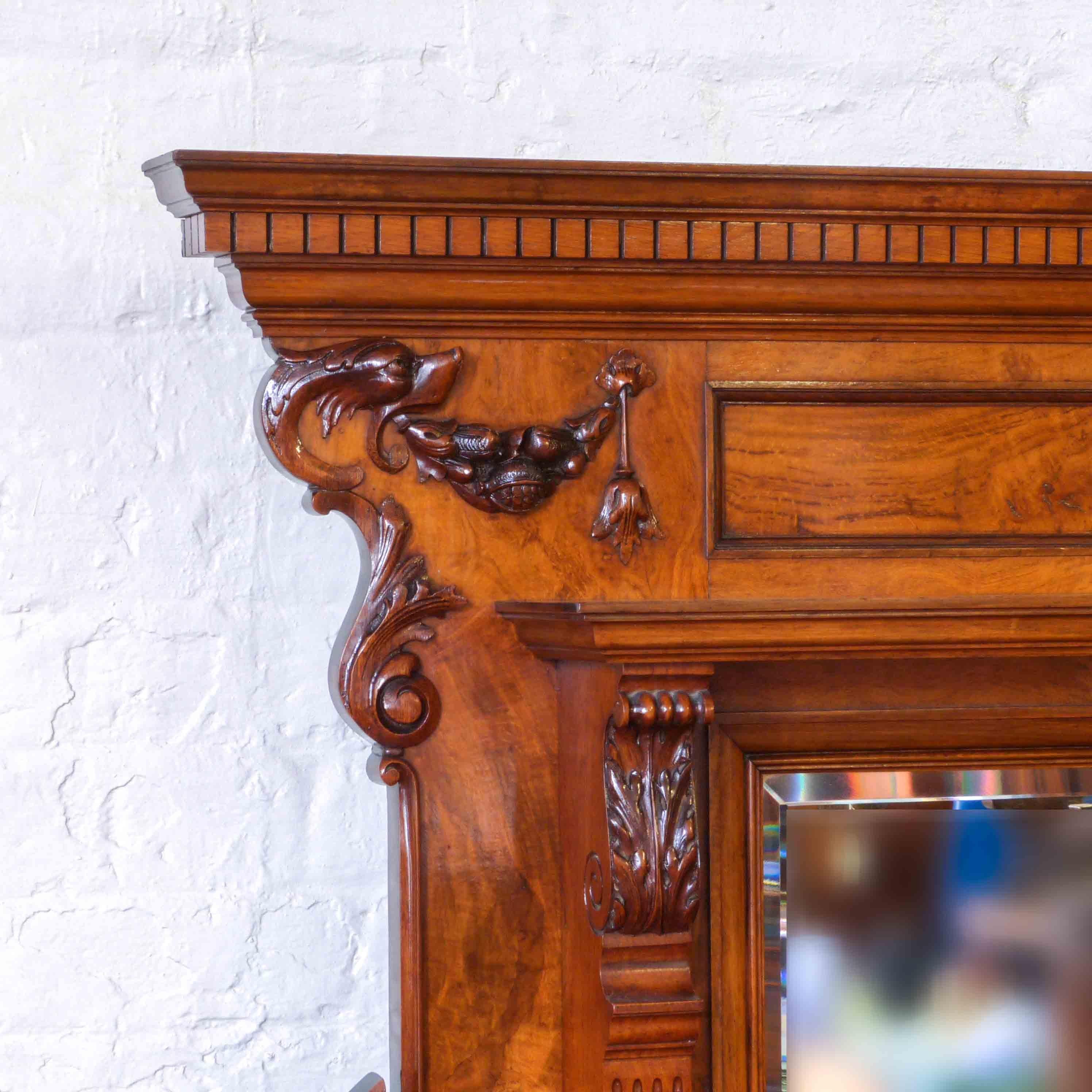 Victorian Pollard Oak Sideboard 2