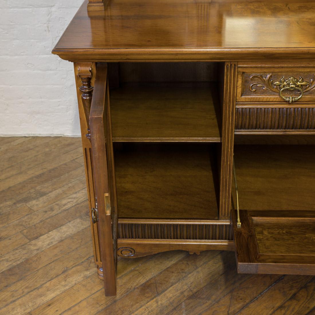 Victorian Pollard Oak Sideboard For Sale 1