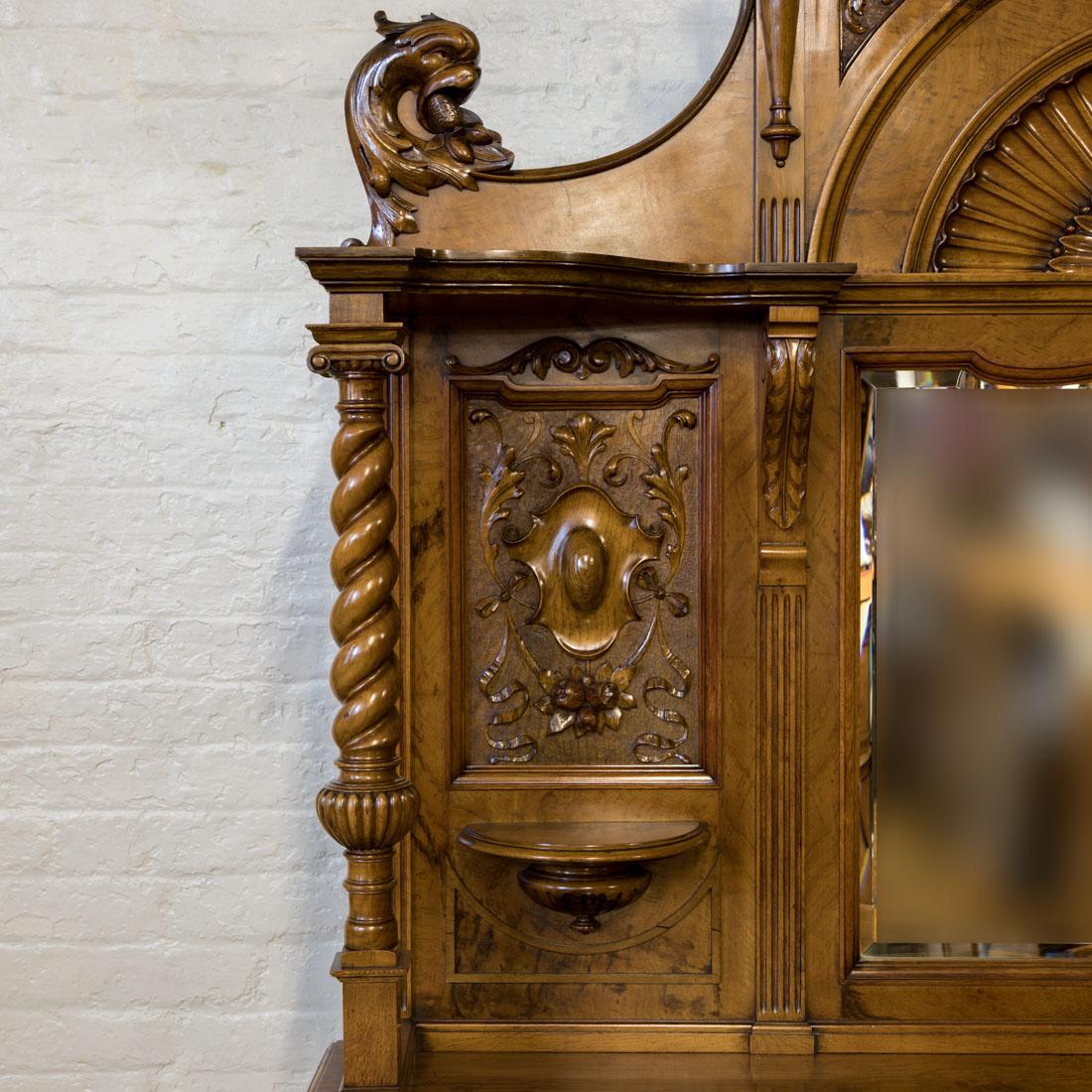 Victorian Pollard Oak Sideboard For Sale 2