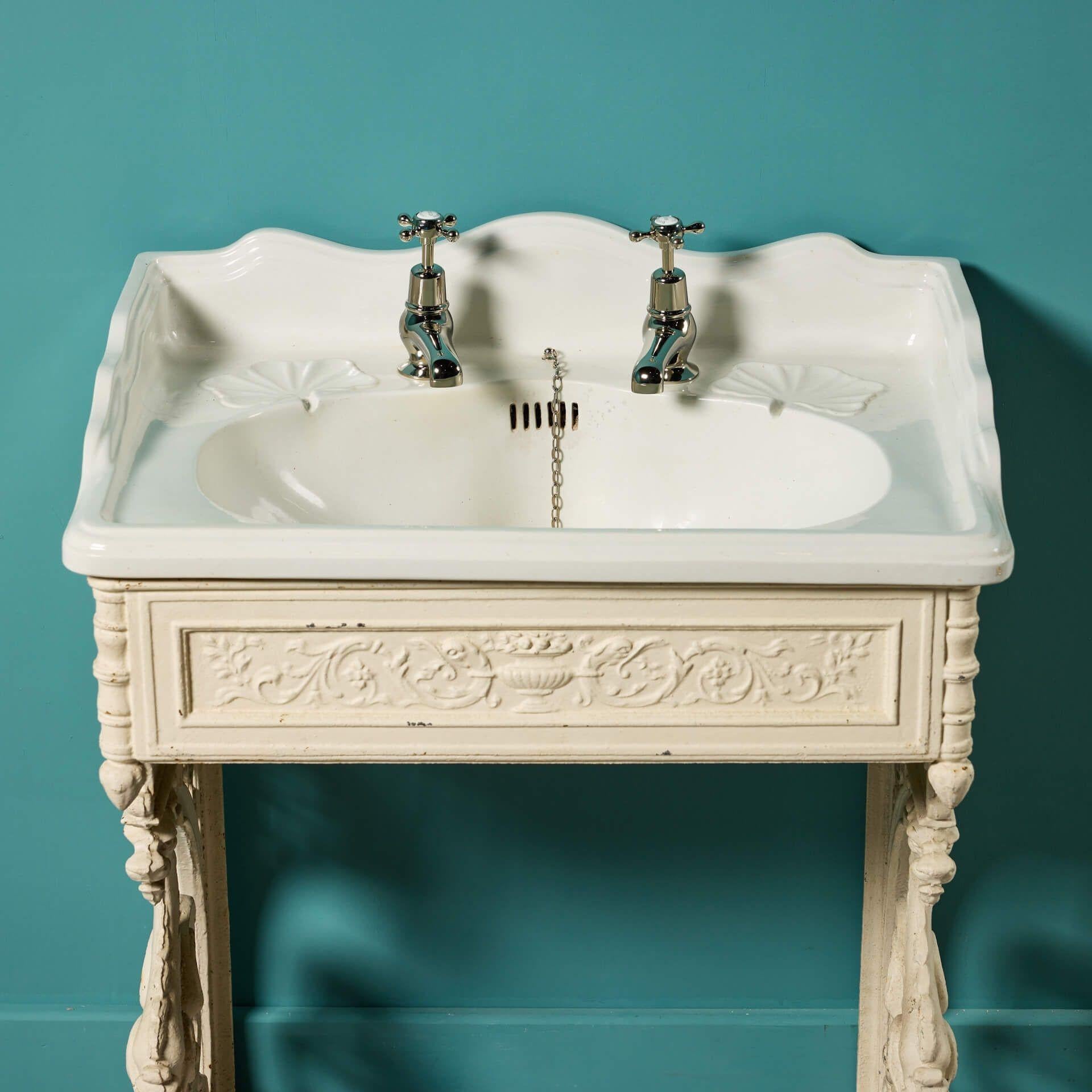 cast iron sink antique