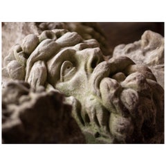 Victorian Portland Stone Keystone Heads, 17th Century